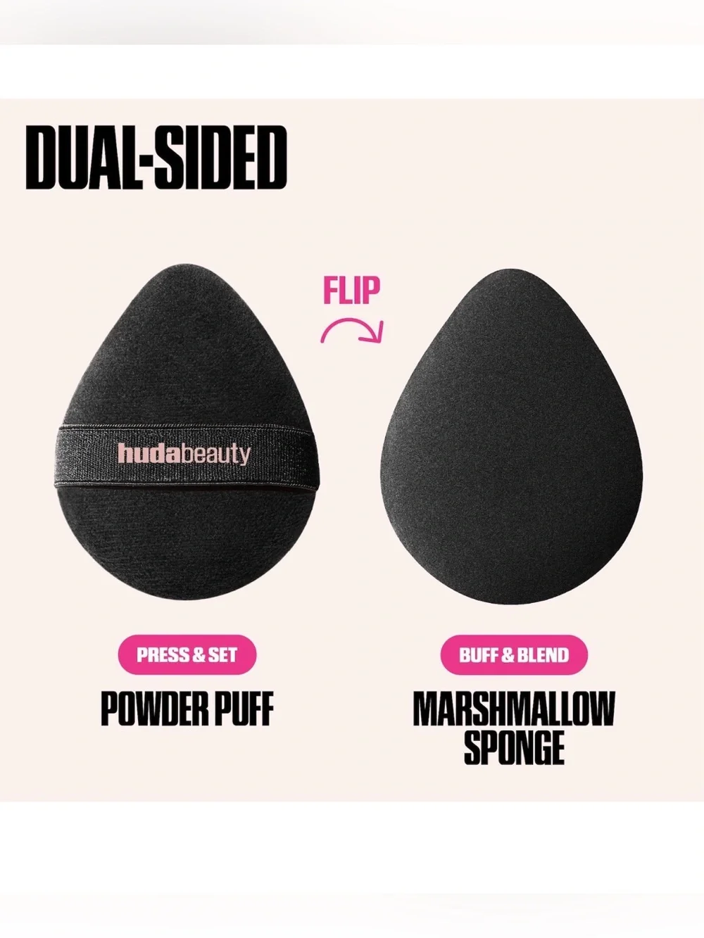 🎨 HUDA | EASY BAKE AIRBUSH MATTE PRESSED SETTING POWDER AND MARSHMALLOW PUFF